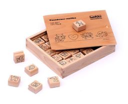 Obrázek produktu: Dřevěná rozlišovací razítka pro mateřské školky - Zvířátka