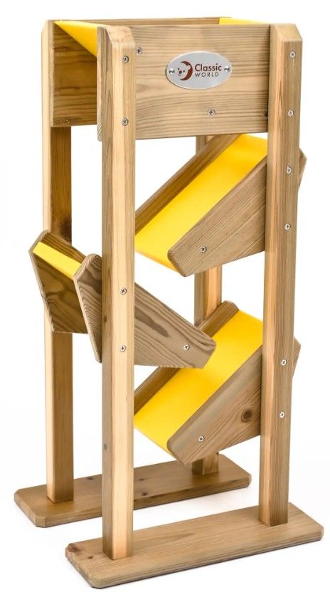 Dřevěná skluzavka na písek Classic World