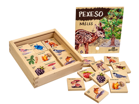 Obrázek produktu: Dřevěné pexeso - náš les