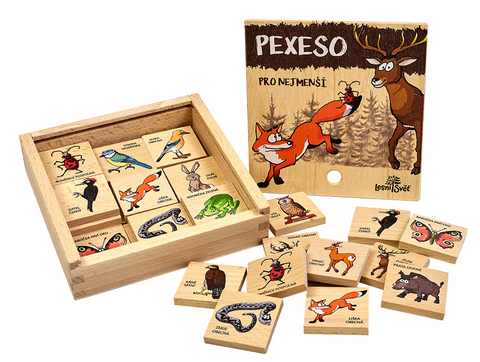 Obrázek produktu: Dřevěné pexeso - pro nejmenší