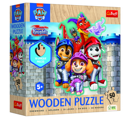 Obrázek produktu: Dřevěné puzzle Tlapková patrola - 50 dílků