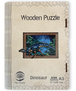Obrázek produktu: Dřevěné puzzle WOODEN dinosaurus - 300 dílků