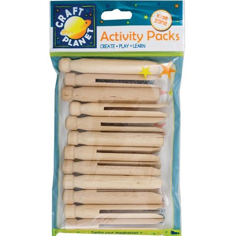 Obrázek produktu: Dřevěné retro kolíčky (12 ks)