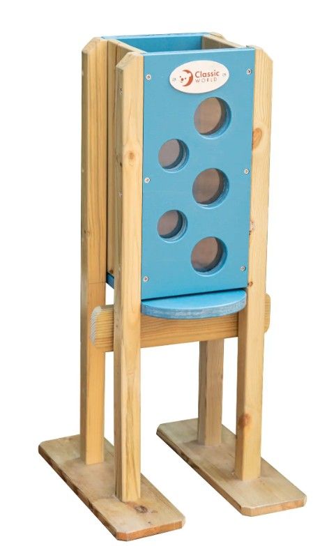 Dřevěný box na písek modrý Classic World