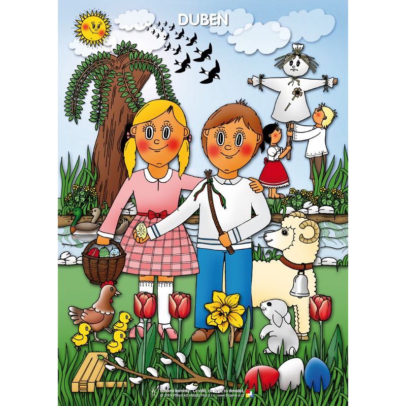 Duben - tematický obraz