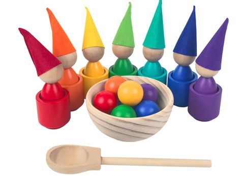 Obrázek produktu: Duhové panenky s míčky 7 barev