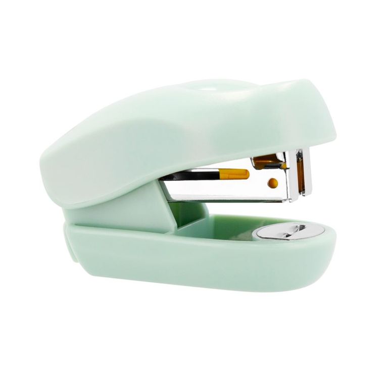 EASY Mini sešívačka plastová 8 listů - pastelově zelená