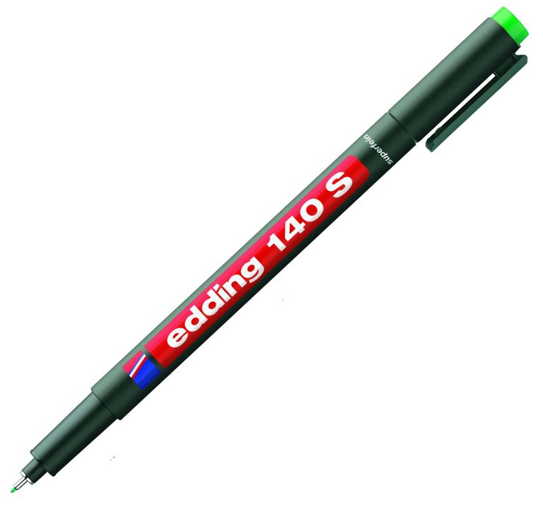 Permanentní popisovač EDDING 140 S, zelený EDDING
