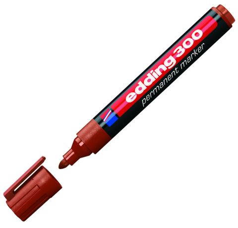 Obrázek produktu: Edding 300 Permanentní popisovač - hnědý