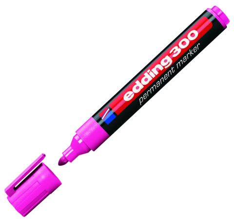Obrázek produktu: Edding 300 Permanentní popisovač - růžový