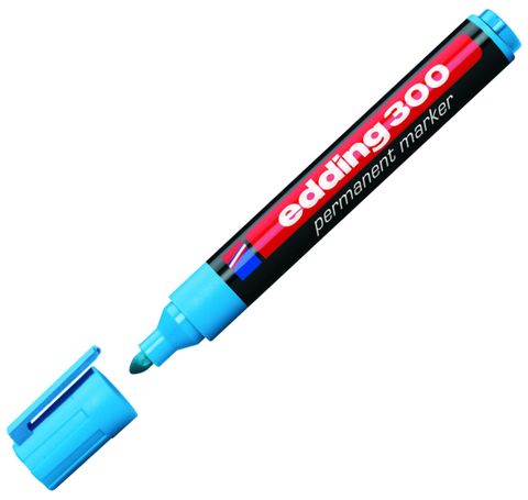 Obrázek produktu: Edding 300 Permanentní popisovač - sv. modrý
