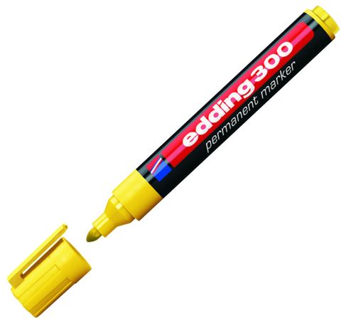 Obrázek produktu: Edding 300 Permanentní popisovač - žlutý