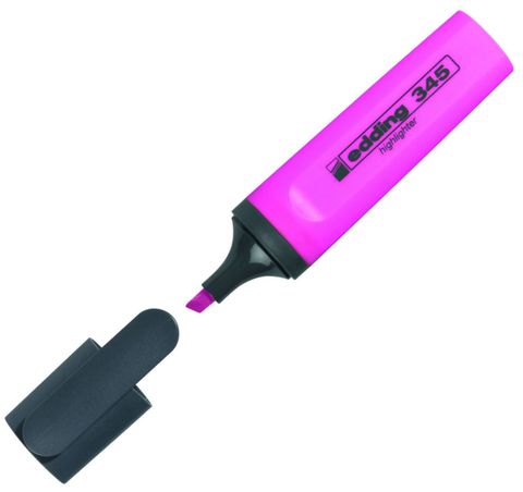 Obrázek produktu: Edding 345 Zvýrazňovač - růžový