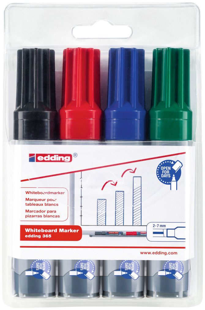 Tabulový popisovač EDDING 365, sada 4 ks EDDING