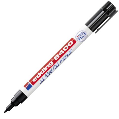 Obrázek produktu: Edding 8400 Popisovač na CD - černý