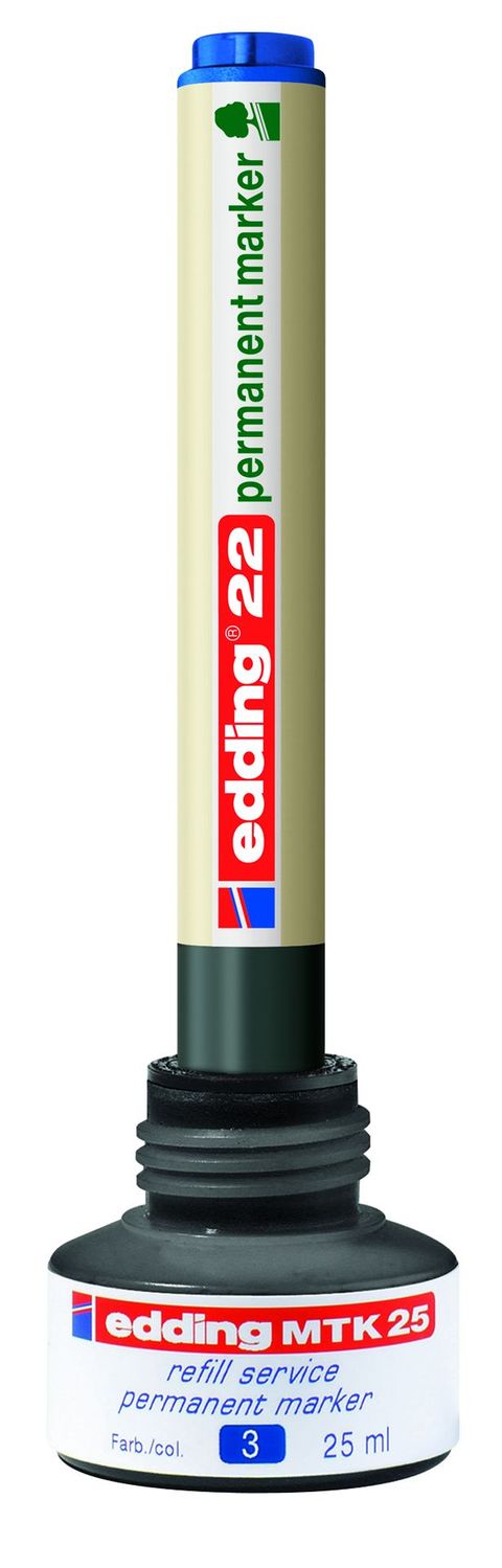 Obrázek produktu: Edding MTK 25 Náhradní náplň pro permanentní popisovač - modrá
