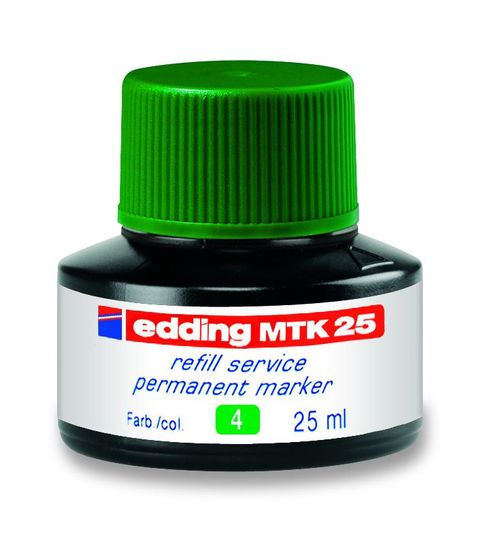 Obrázek produktu: Edding MTK 25 Náhradní náplň pro permanentní popisovač - zelená