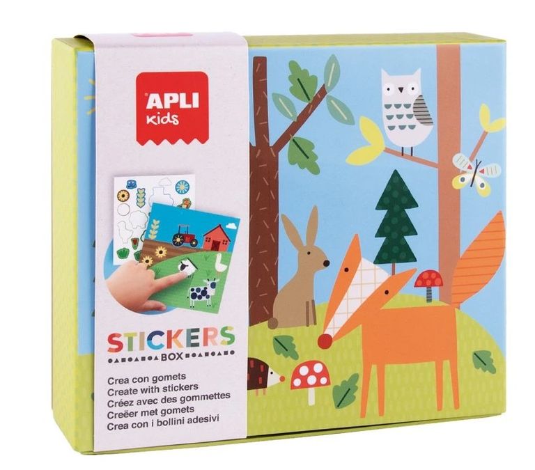 Edukační hra se samolepkami - Les