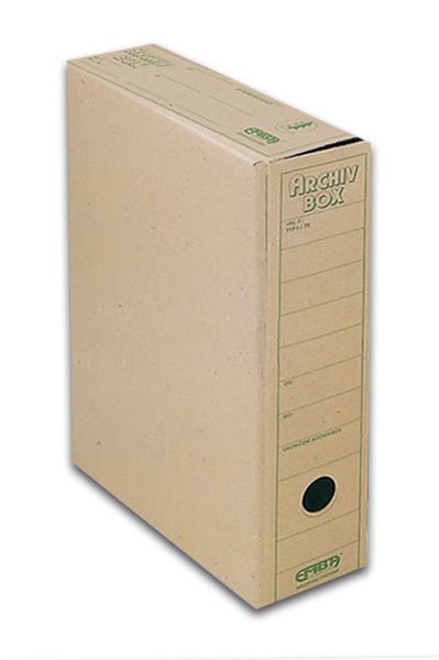 EMBA Archivační box vnitřní 33 × 26 × 7,5 cm - přírodní