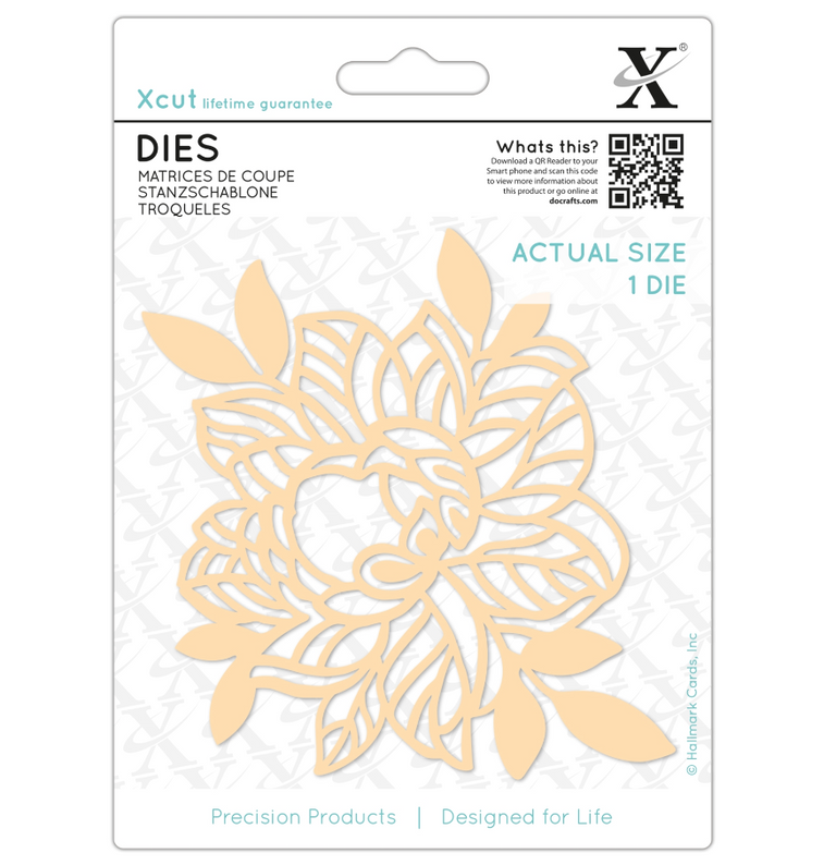 Embosovací a vyřezávací kovová šablona Xcut - Květ