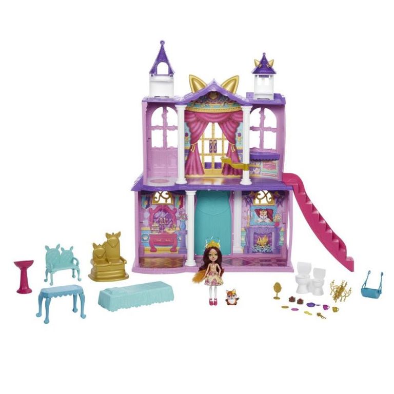 Mattel Enchantimals královský zámek herní set panenka Felicity s doplňky