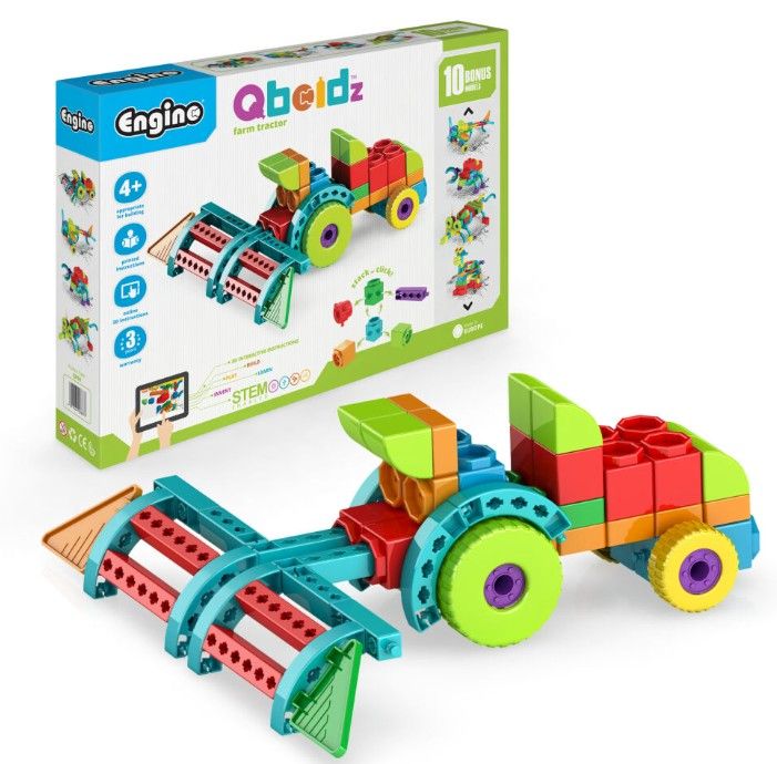 Engino Qboidz Traktor 10 modelů