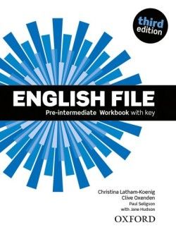 Obrázek produktu: English File Pre-intermediate third edition Worbook with key