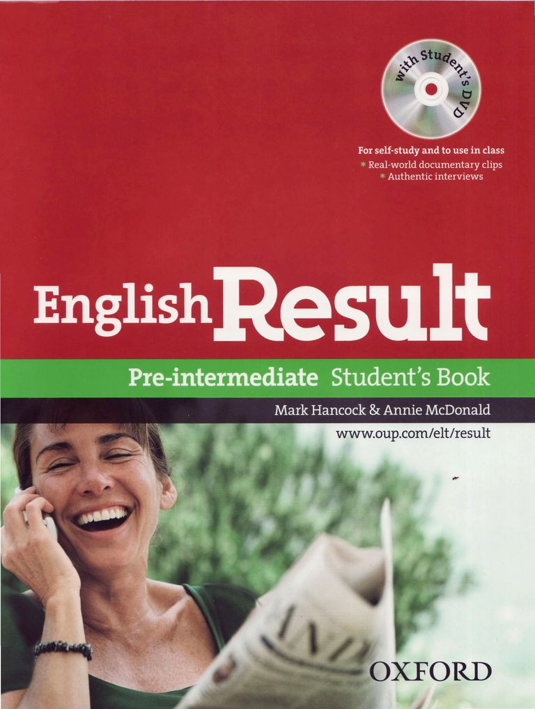 English Result Pre-Intermediate Student´s Book with DVD Pack Oxford University Press