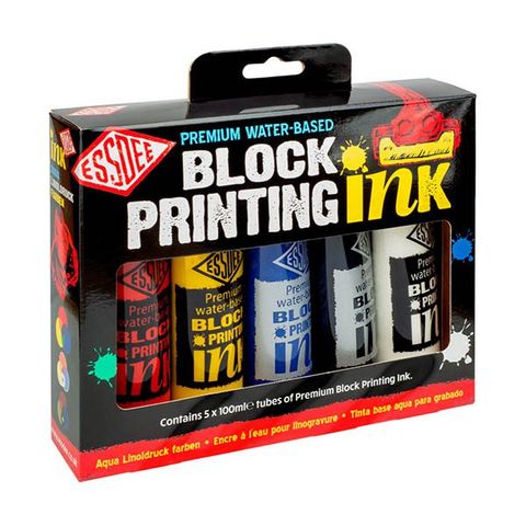 Obrázek produktu: ESSDEE Premium sada barev na linoryt 5 x100 ml