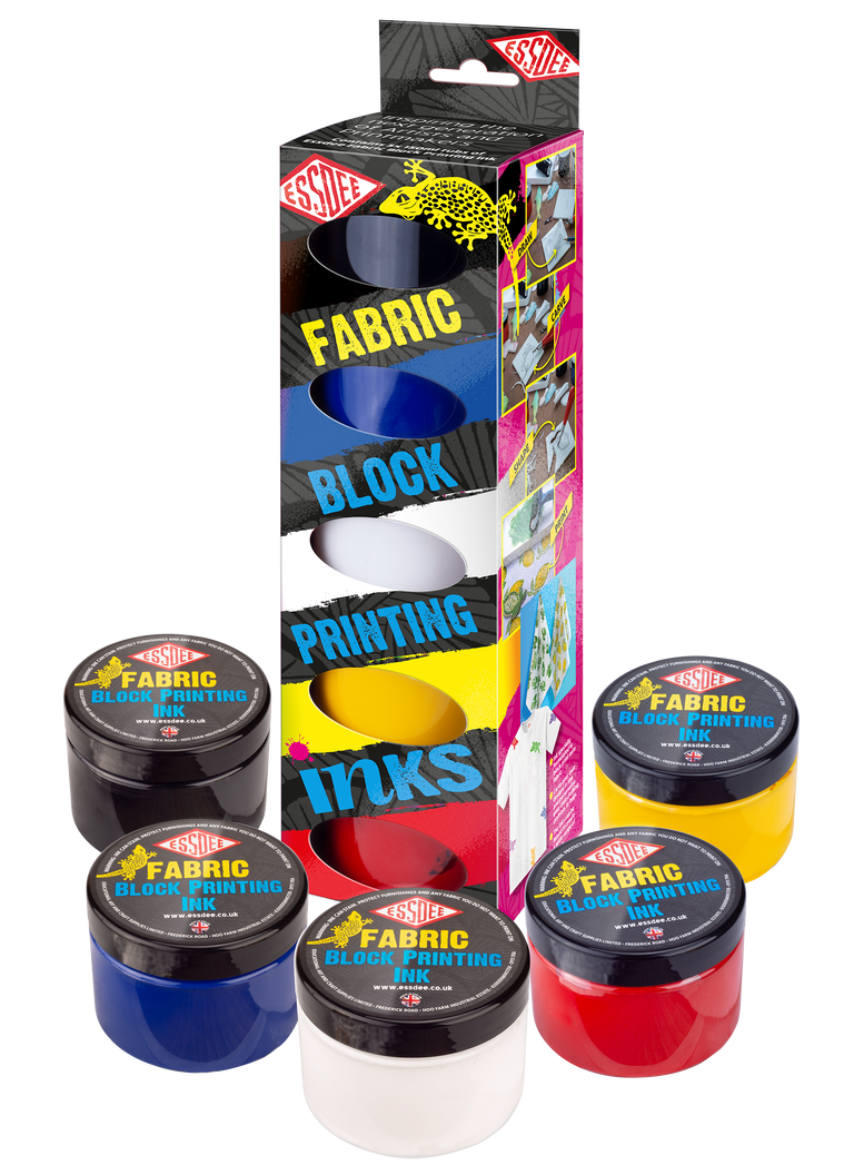 ESSDEE Premium sada barev na linoryt textilní 5x150 ml