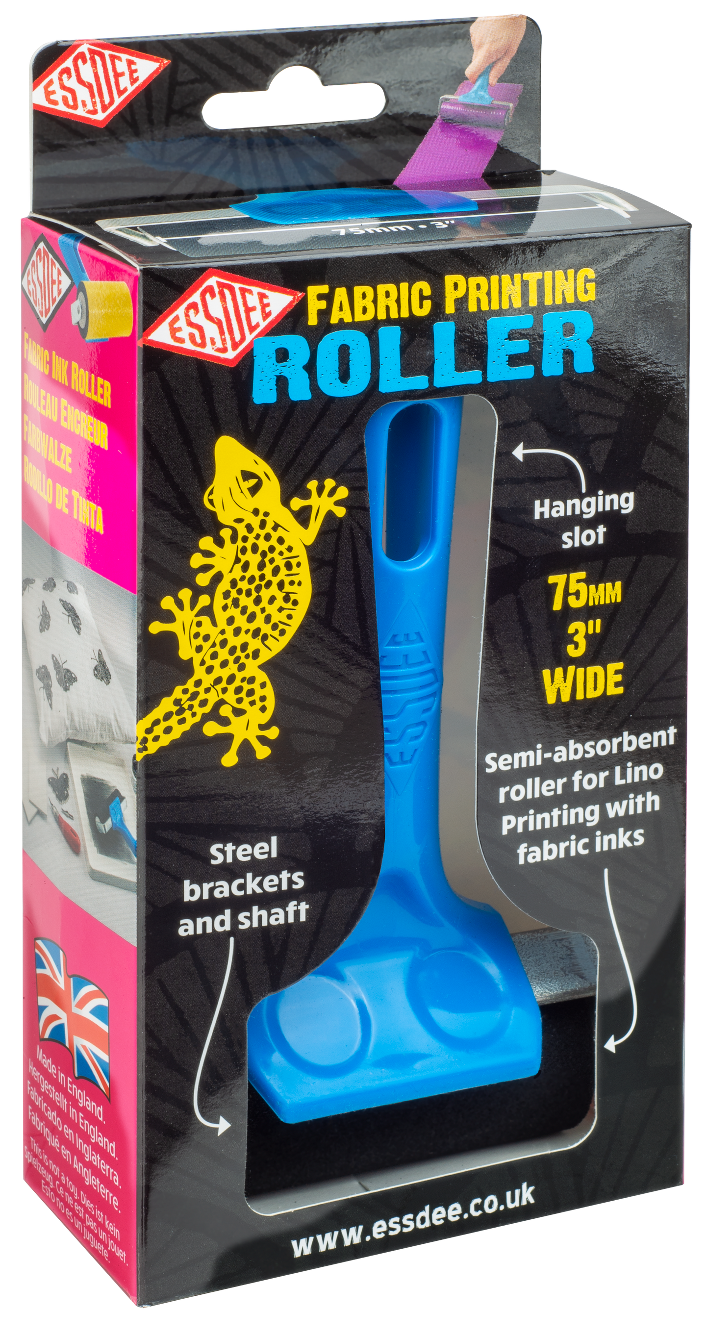 ESSDEE Váleček na linoryt, na textil 75 mm