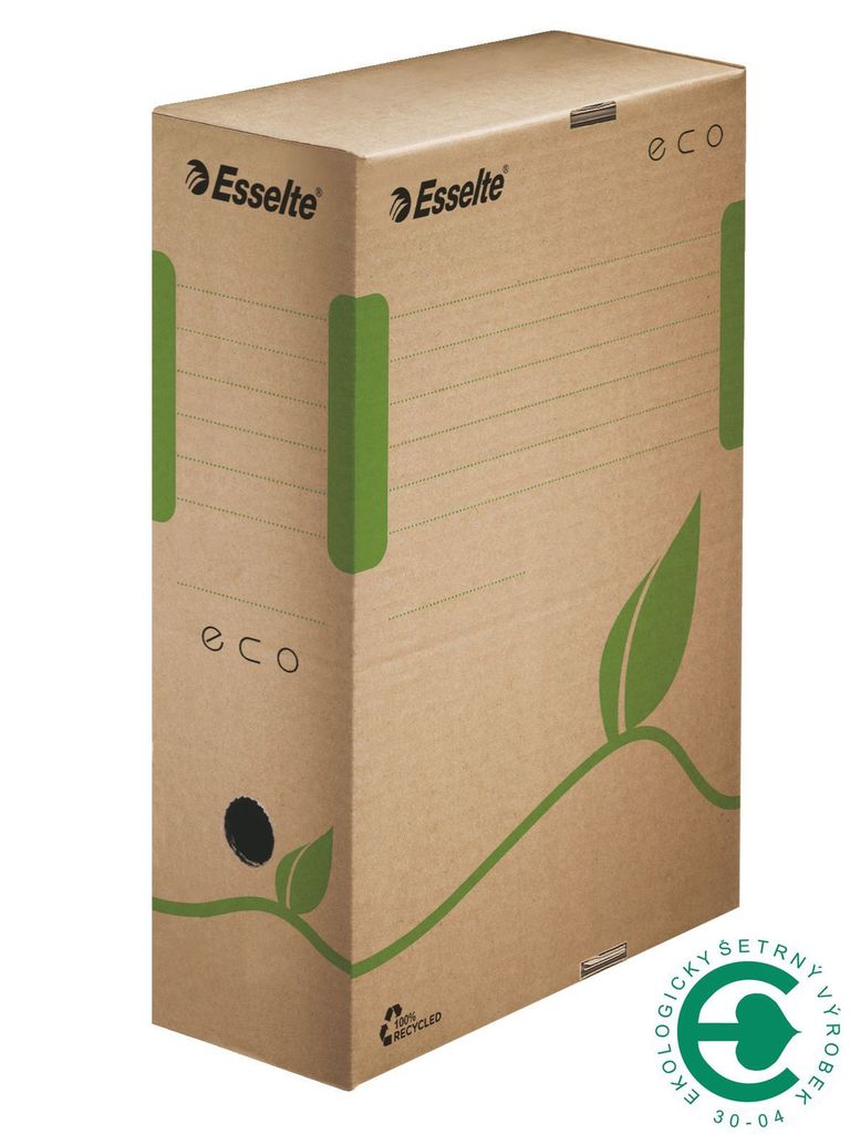 Archivační krabice Esselte ECO - hnědá, 10 cm