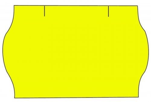 Etikety do etiketovacích kleští CONTACT 25 ×16 mm - žluté