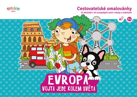 Obrázek produktu: Evropa - Vojta jede do Světa - cestovatelské omalovánky