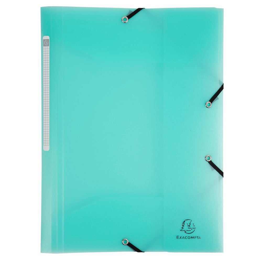 Exacompta Spisové desky s gumičkou Pastel A4 maxi, PP - zelené