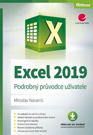 Obrázek produktu: Excel 2019 - Podrobný průvodce uživatele