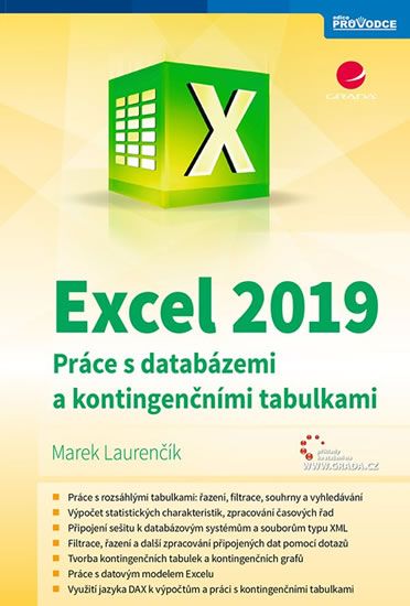 Obrázek produktu: Excel 2019 - Práce s databázemi a kontingenčními tabulkami