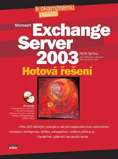 Obrázek produktu: Exchange Server 2003 - hotová řešení + CD