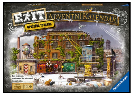 Ravensburger EXIT Adventní kalendář Die verlassene Fabrik