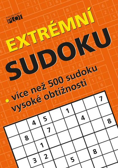 Levně Extrémní sudoku - Více než 500 sudoku nejvyšší obtížnosti
