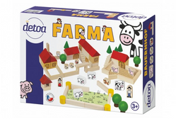 Obrázek produktu: Farma dřevěná stavebnice 100 ks