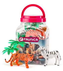 Obrázek produktu: Faunika - Zvířátka figurky sada v MEGA tubě - Safari
