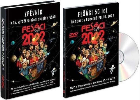 Obrázek produktu: Fešáci 55 let - Zpěvník + DVD