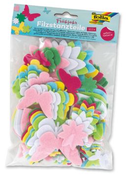 Obrázek produktu: Filcové samolepicí výseky  - "JARO" - 112 ks