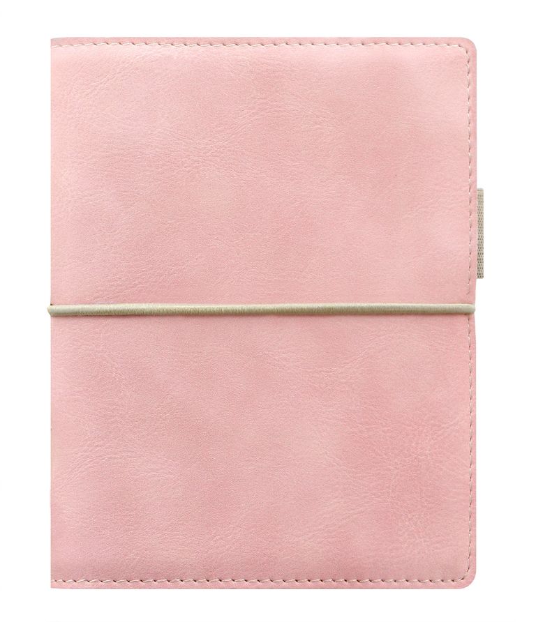 Kapesní diář Filofax Domino Soft A7 pastelově růžová