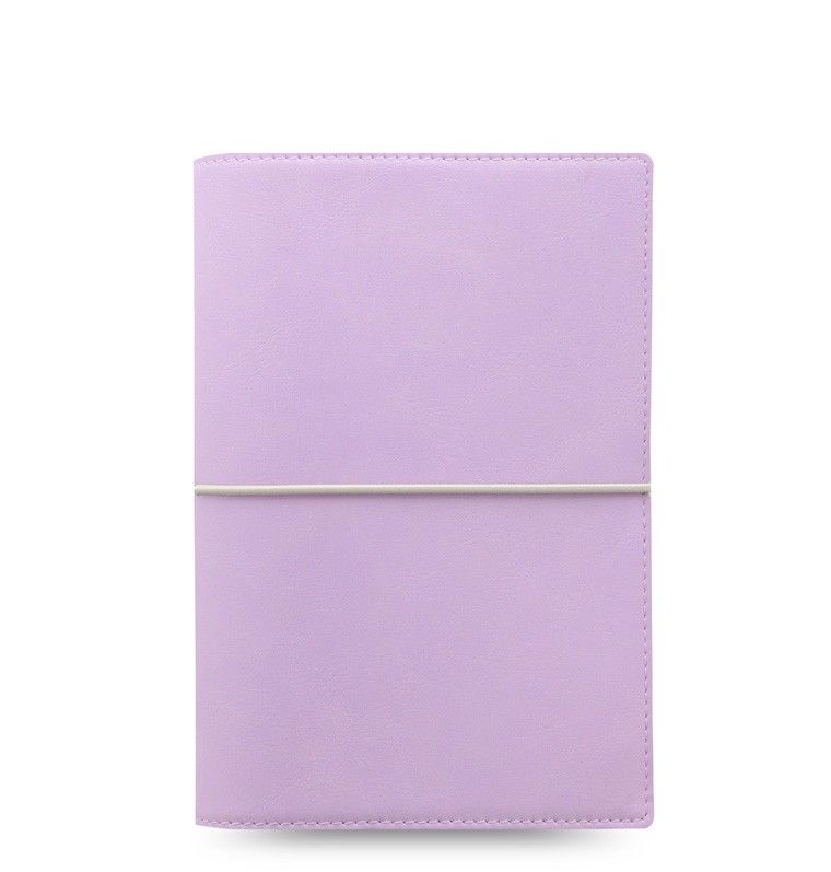 Filofax Kroužkový diář 2025 Domino Soft osobní - pastelově fialový