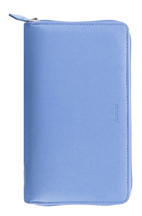 Obrázek produktu: Filofax Kroužkový diář 2025 Saffiano osobní compact zip - sv.modrý