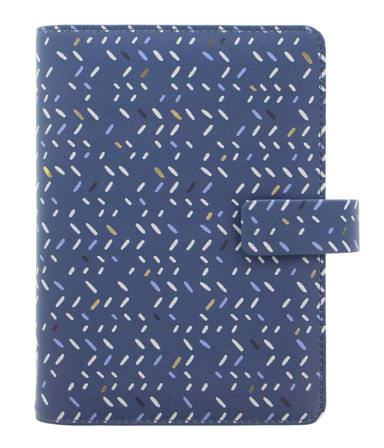 Filofax Kroužkový diář 2025 Indigo Frost osobní