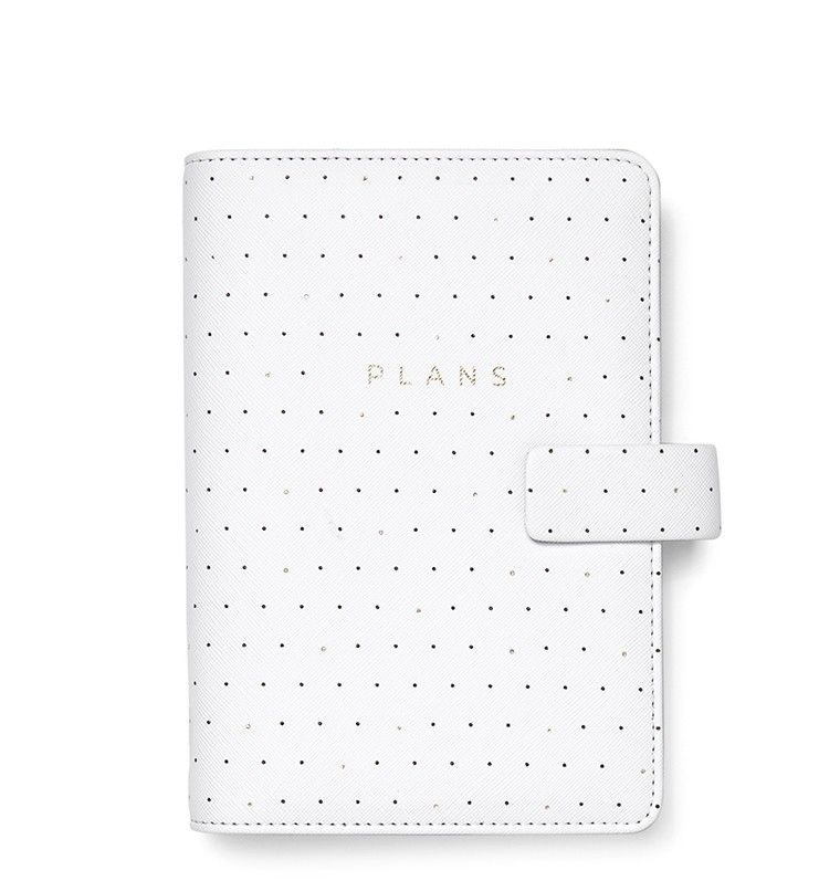 Filofax Kroužkový diář 2026 Moonlight bílá osobní