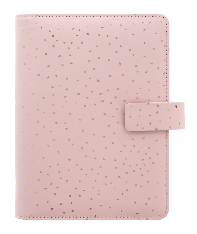 Filofax Kroužkový diář 2027 Confetti Rose Quartz osobní